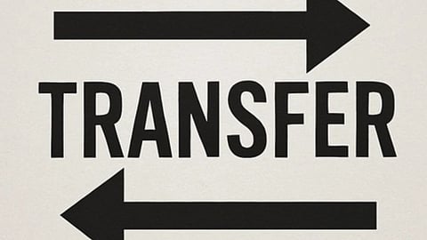 इस इमेज में ट्रांसफर का बोर्ड देखा जा सकता है। 