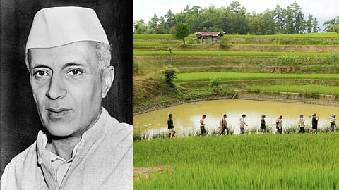 पूर्व प्रधामन्त्री जवाहर लाल नेहरू और नागालैंड कि भूमि 