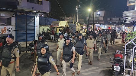 होली से पहले मध्य प्रदेश के शहरों में सुरक्षा बढ़ाई गई