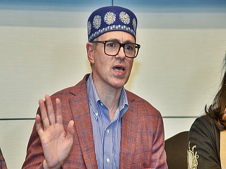 जम्मू-कश्मीर के मुख्यमंत्री उमर अब्दुल्ला 