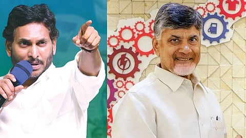 जगनमोहन रेड्डी और चंद्र बाबू नायडू 