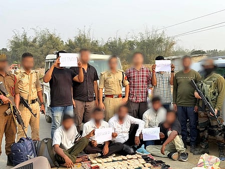 असम राइफल्स ने मादक पदार्थों की तस्करी का भंडाफोड़ किया, 3.5 करोड़ रुपए की हेरोइन जब्त