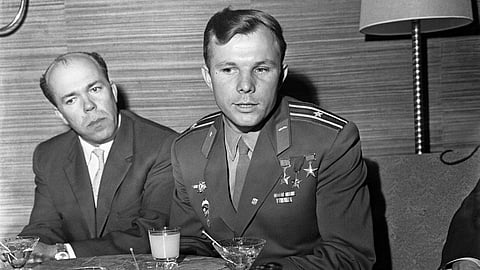 सोवियत संघ से अंतरिक्ष में जाने वाले पहले कोस्मोनौट यूरी गगारिन 