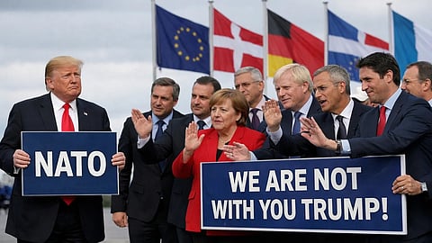 नाटो सदस्य और डोनाल्ड ट्रम्प 
