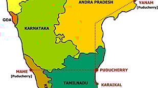  केंद्र शासित प्रदेश पुडुचेरी (Union Territory Puducherry)