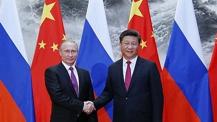 पुतिन और शी जिनपिग 