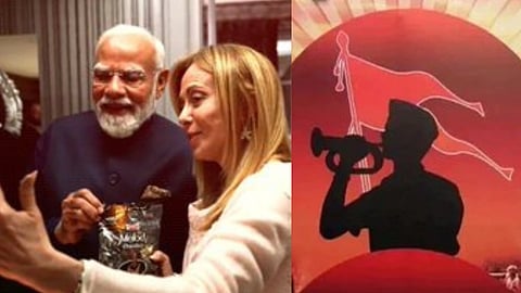 मोदी और मेलोनी 