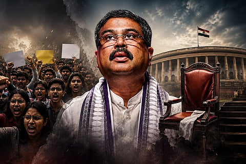 केंद्रीय शिक्षा मंत्री धर्मेंद्र प्रधान (Dharmendra Pradhan) ने अपने पद से इस्तीफा दे दिया है। 