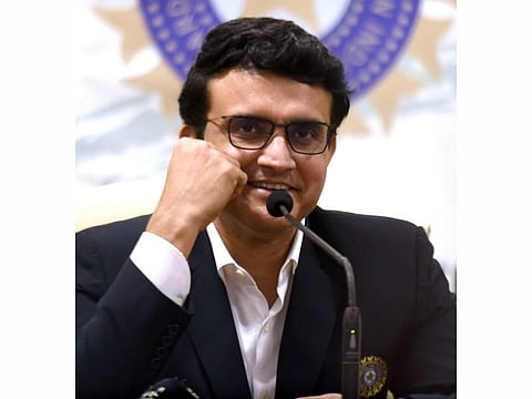 इस तस्वीर  में भारतीय पूर्व कप्तान Sourav Gangul हैं 