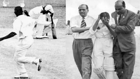 इस तस्वीर में IND vs WI साल 1976 का मैच है 
