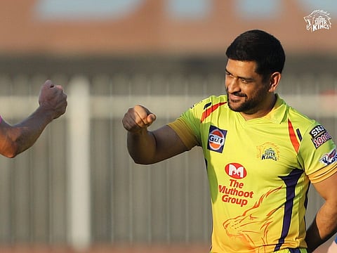 चेन्नई सुपर किंग्स के कप्तान महेंद्र सिंह धोनी। (CSK, Twitter)
