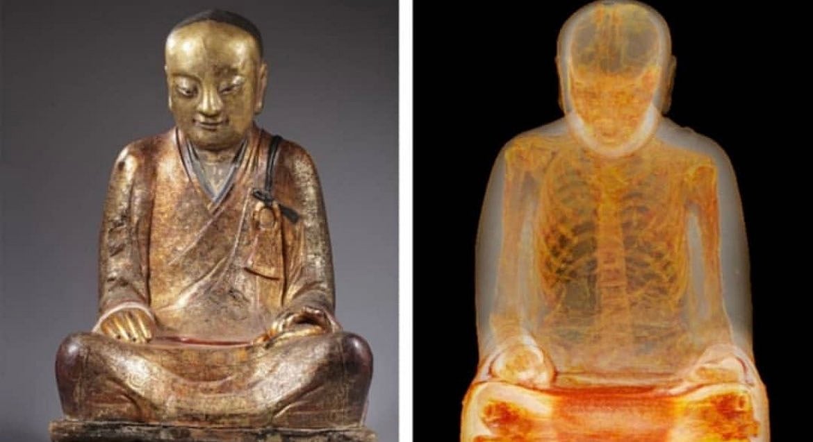MiGoTo 『仏の姿:The figure of Buddha』 Human Body Found in Buddha Statue