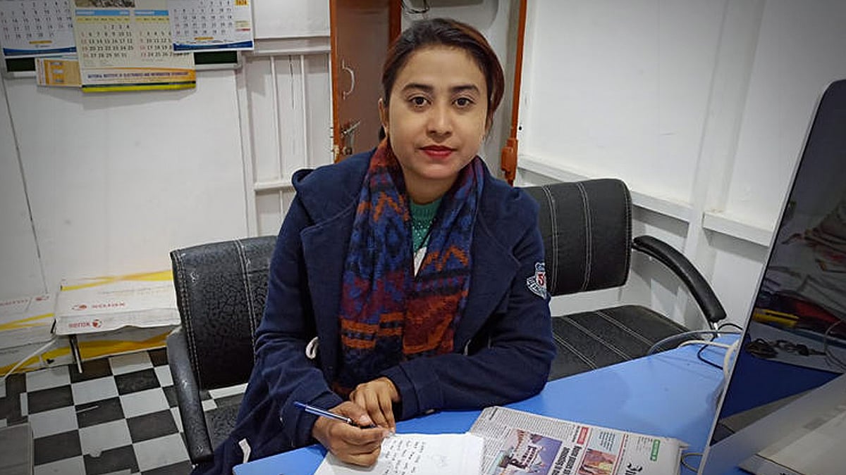 Babie Shirin wrote the article over which the chief minister sued the Imphal Free Press. 