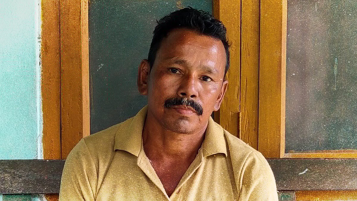 Tunu Borgohain was forced to live alone in his house for five months.