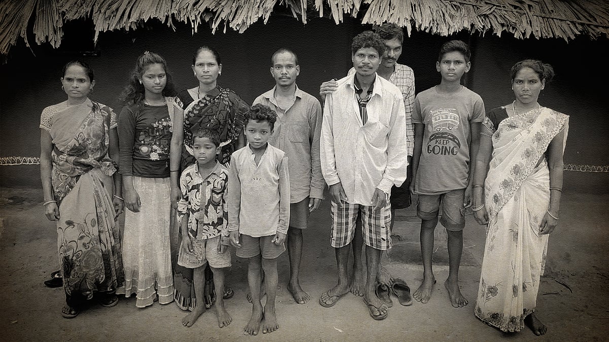 Relatives of some of the Adivasis killed in the Sarkeguda massacre.