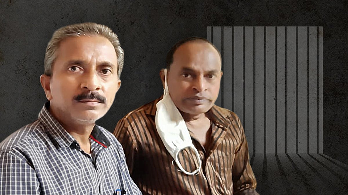 Gopanna Reddy, right, with his brother Bucchi Reddy.