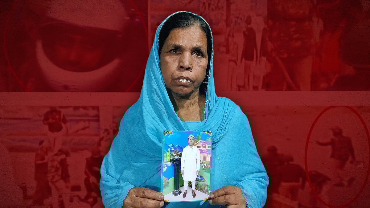 The mother of Faizan, who was in the national anthem video and died two days later.
