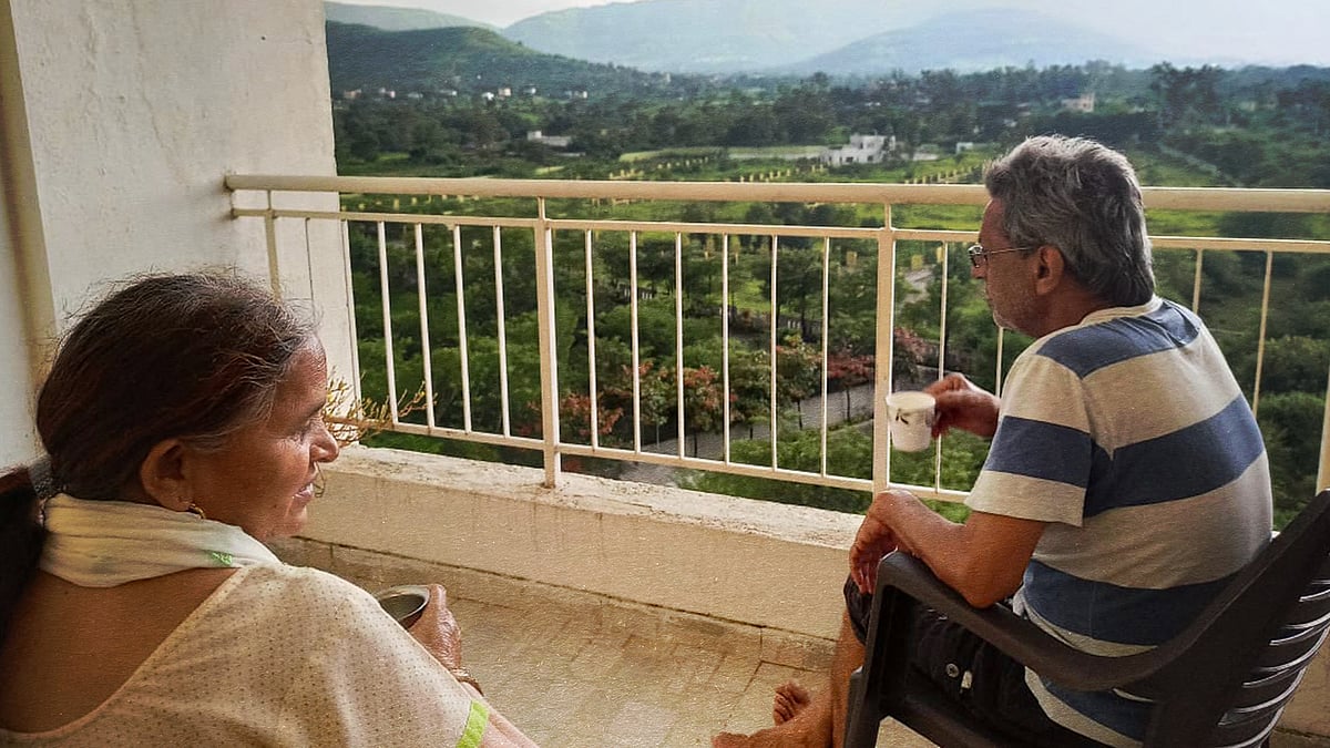 Ram Prasad Koli and his wife.