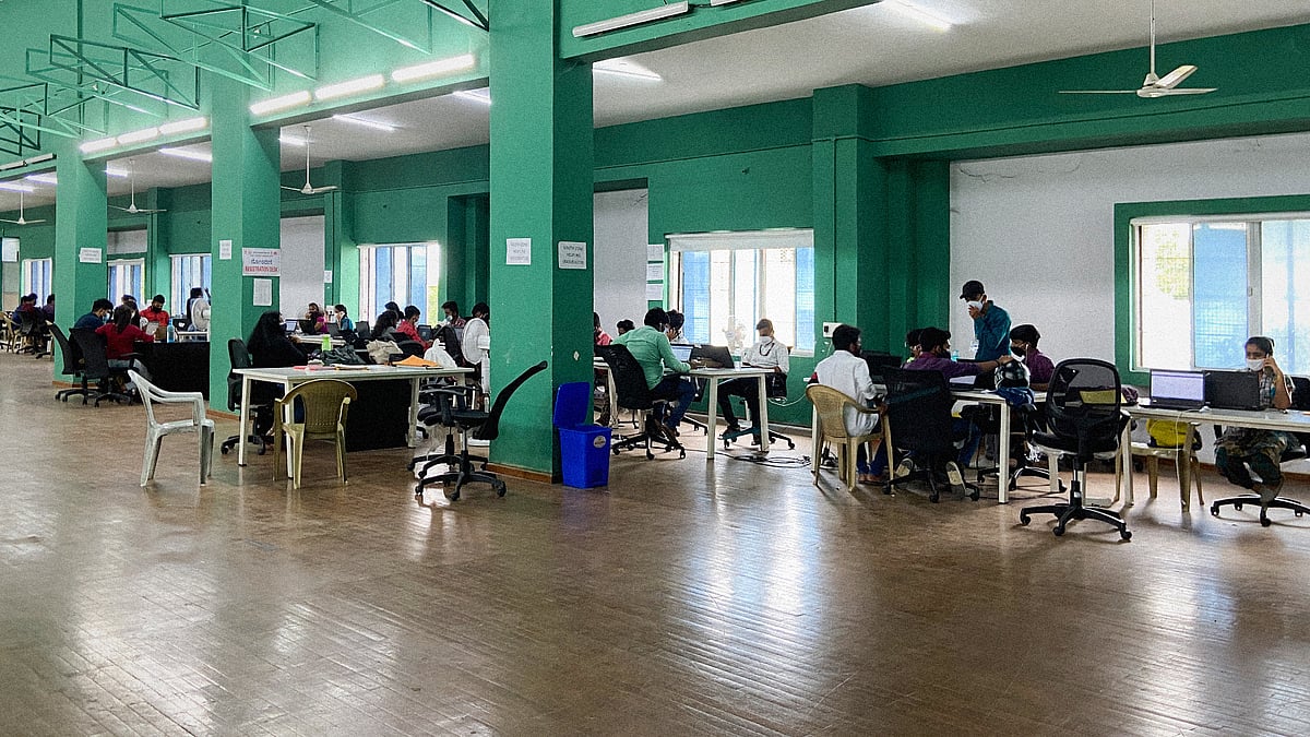 South Zone Covid war room in Bangalore. 