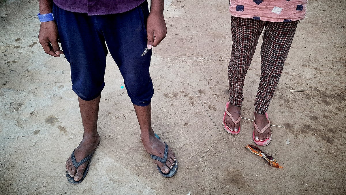 Valmiki children in Asha's village in Hathras. 