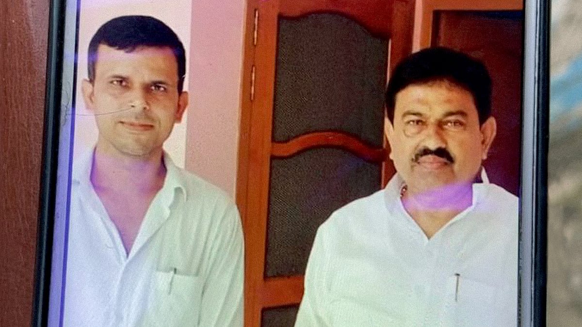Hari Om and minister Ajay Kumar Mishra.