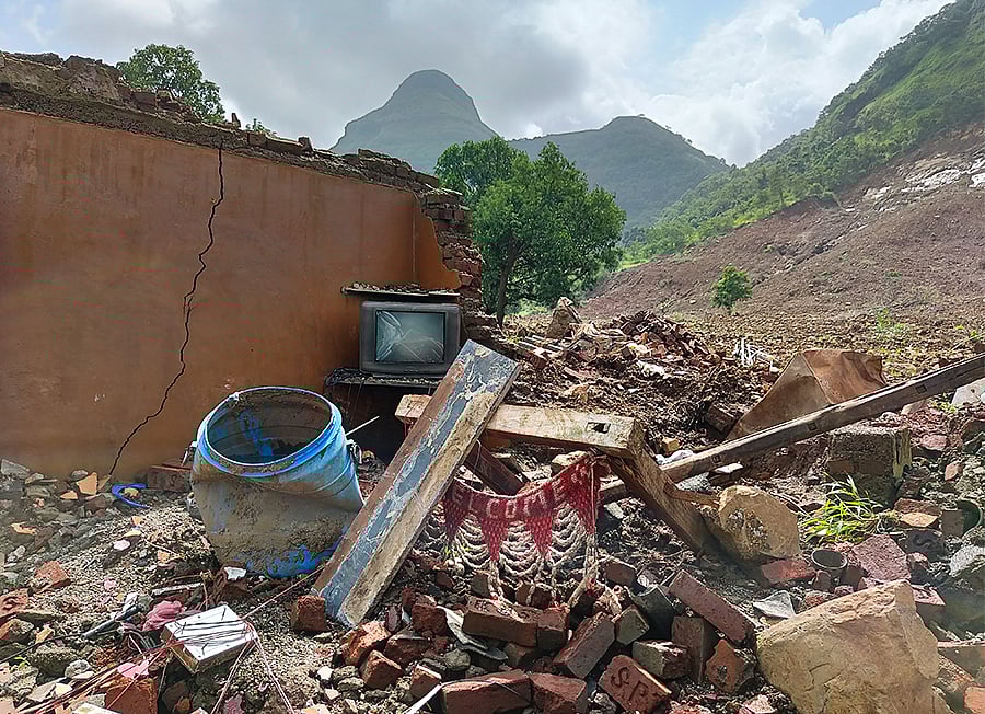 कोंडलकरवाडी गांव का एक घर 