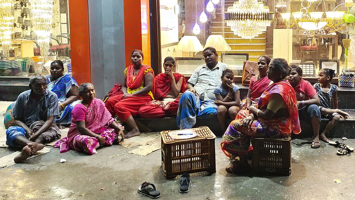 The area in Chennai has been home to the homeless for over 50 years.