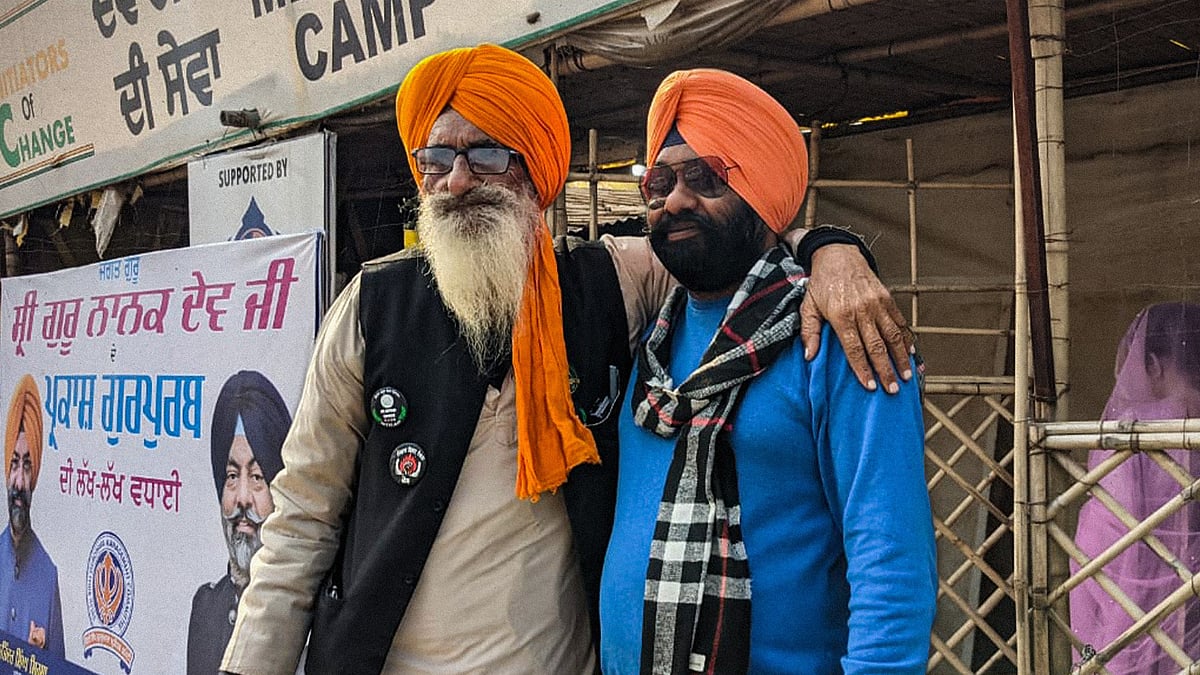 In the last 10 months, Garewal (left) has only visited his Punjab home once, for five days.