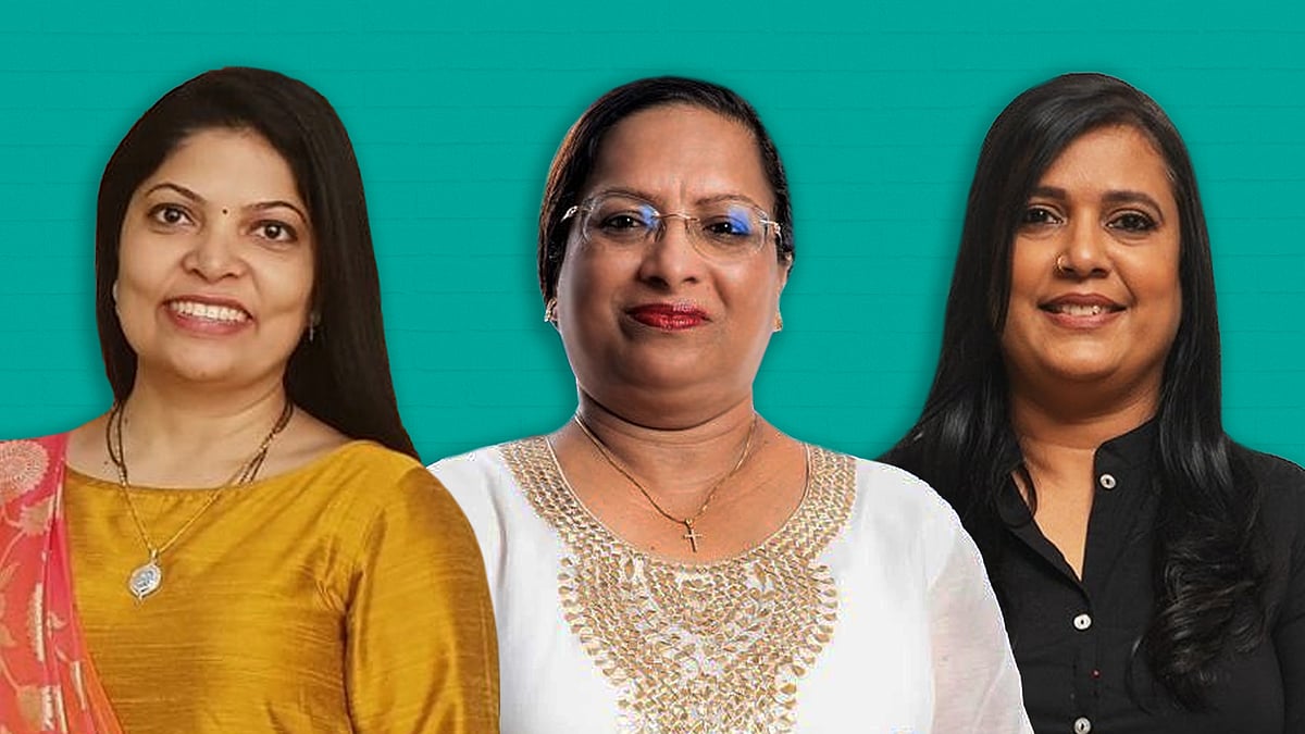 From left to right: Sulakshana Sawant, Delilah Lobo, and Jennifer Monserrate.