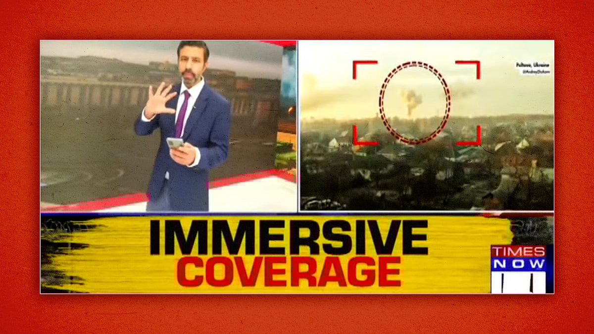 Times Now came up with 'immersive coverage' without a reporter on ground.