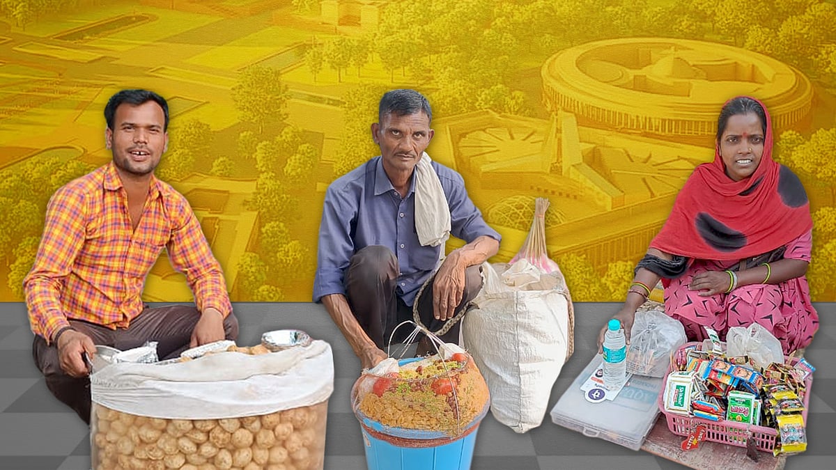 From left to right: Satish Kumar, Ramdas and Anita Sahni.