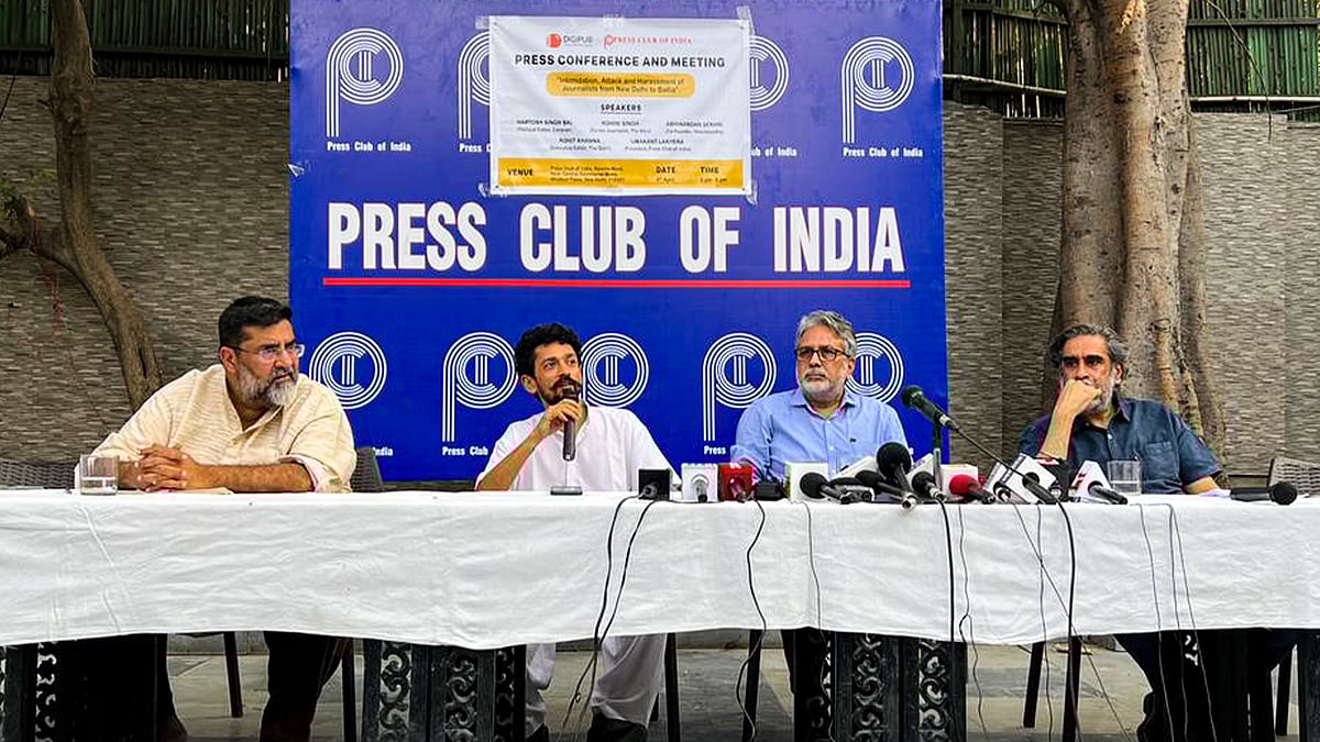 Rohit Khanna, Abhinandan Sekhri, Umakant Lakhera and Hartosh Singh Bal at the event in Delhi.