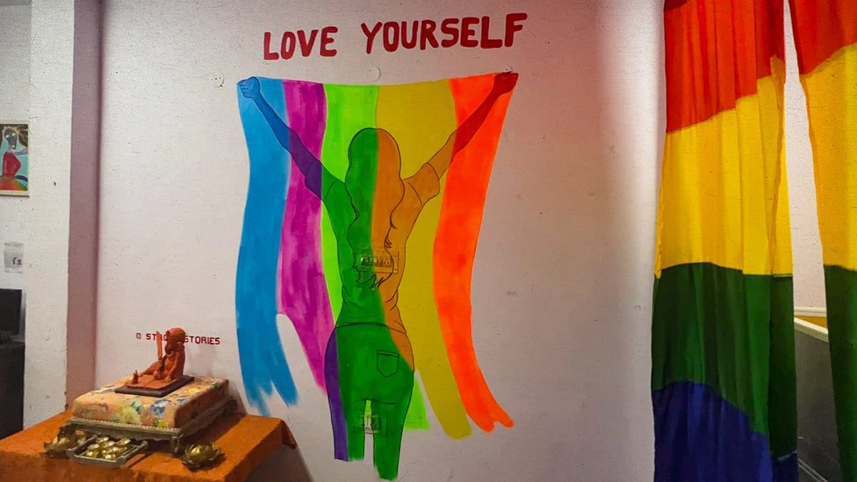 Mitr Trust shelter home in Delhi. 