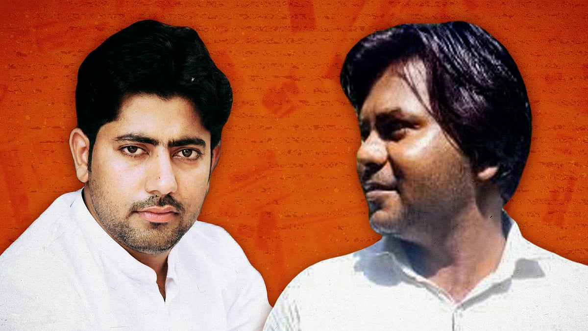 Shakib Rangrezz, left, is a reporter and Vishal Stonewall a cameraman.