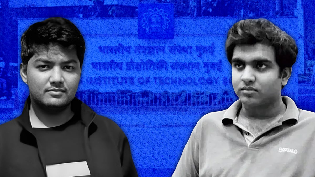 Darshan Solanki (left) and Aniket Ambhore. Both died by suicide while studying at IIT.