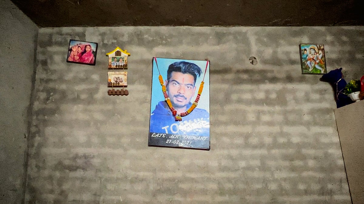 Vikrant, who died while unblocking a sewer line in Hissar in 2021.