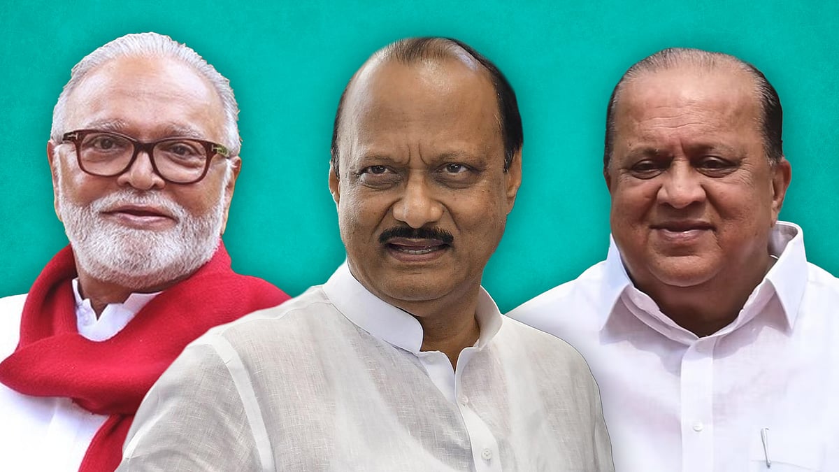 Chhagan Bhubjal, Ajit Pawar, Hasan Mushrif