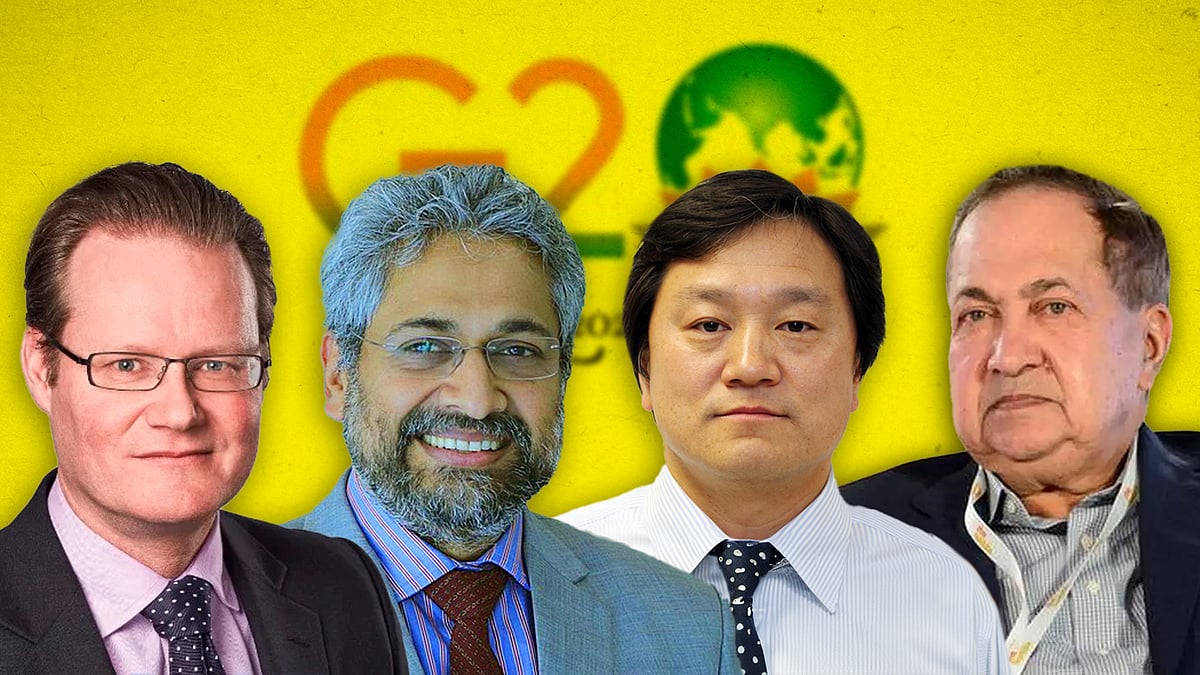 James Lemont, Siddarth Varadarajan, Woosuk Ken Choi, and N Ram were among the speakers.