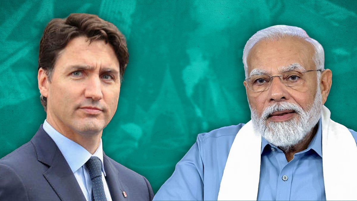 Justin Trudeau and Narendra Modi.