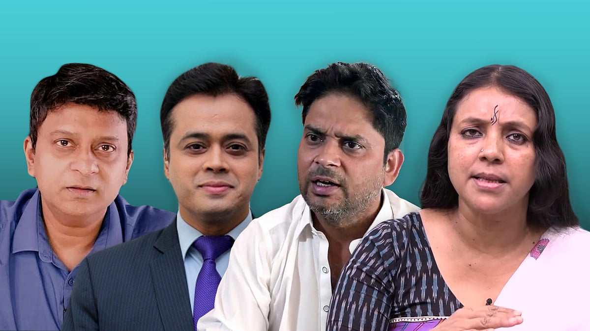 Aunindyo Chakraborty, Abhisar Sharma, Sanjay Rajaura, Bhasha Singh