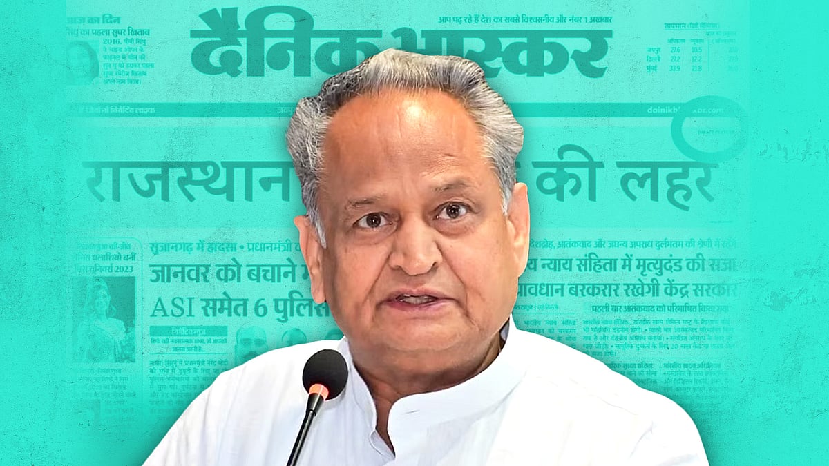 A picture of Rajasthan chief minister Ashok Gehlot.