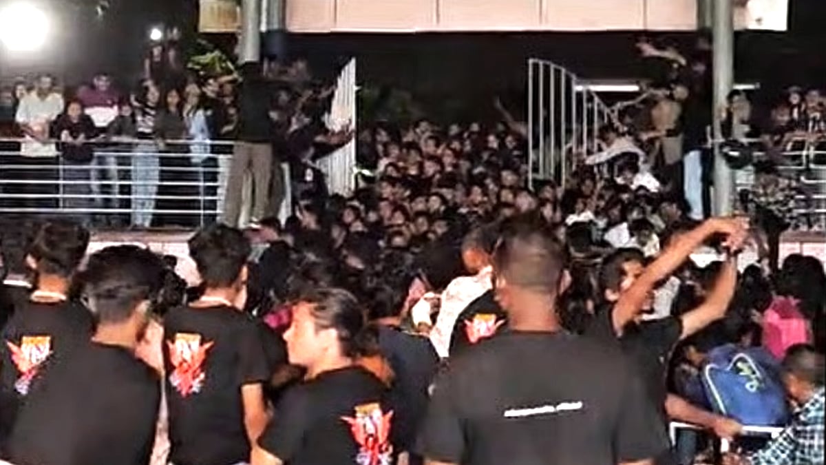 The crowd at the CUSAT auditorium in Kochi.