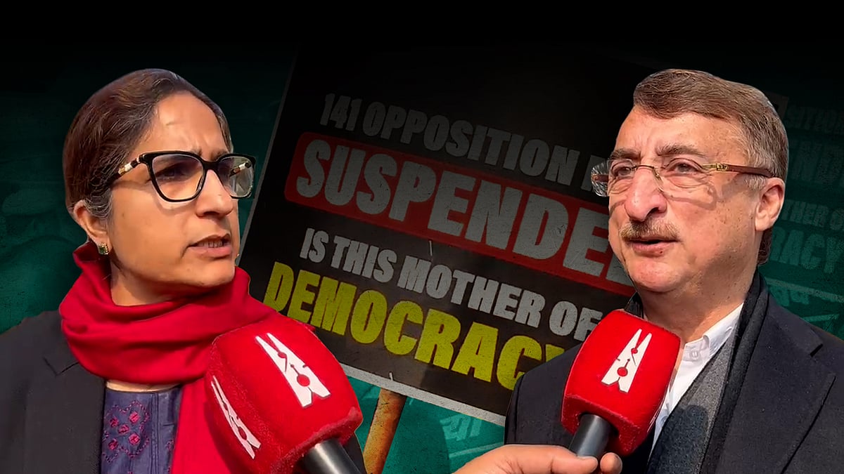 'Modi wants no one to speak': Opposition protests 146 MPs' suspension - Vimarsana News