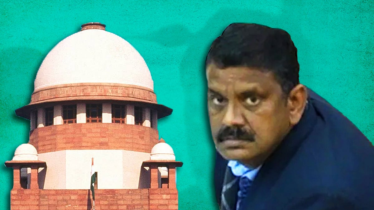 रिटर्निंग अफसर अनिल मसीह और सुप्रीम कोर्ट की तस्वीर