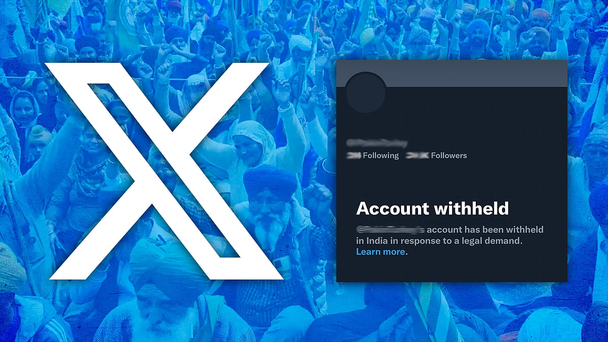 X logo and an account withheld notice. 