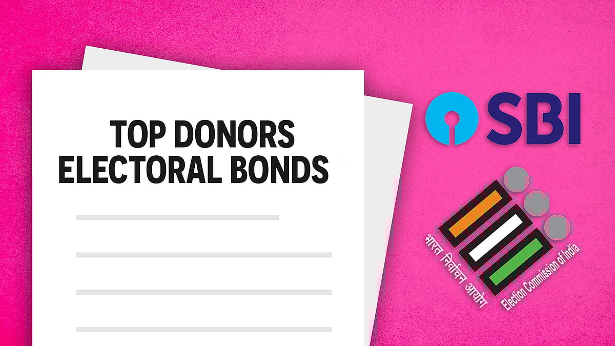 एसबीआई और चुनाव आयोग का लोगो