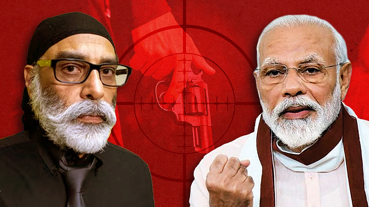 Pannun and Modi.