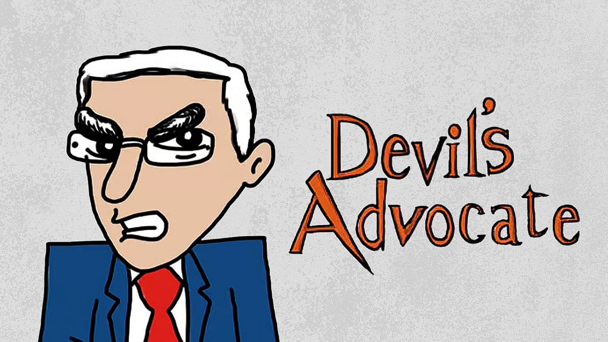 An Illustration of Karan Thapar. 