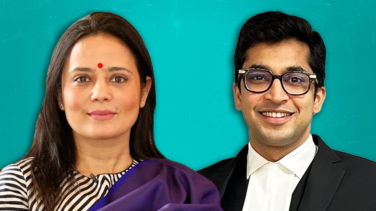 महुआ मोइत्रा और जय अनंत देहाद्राई की तस्वीर