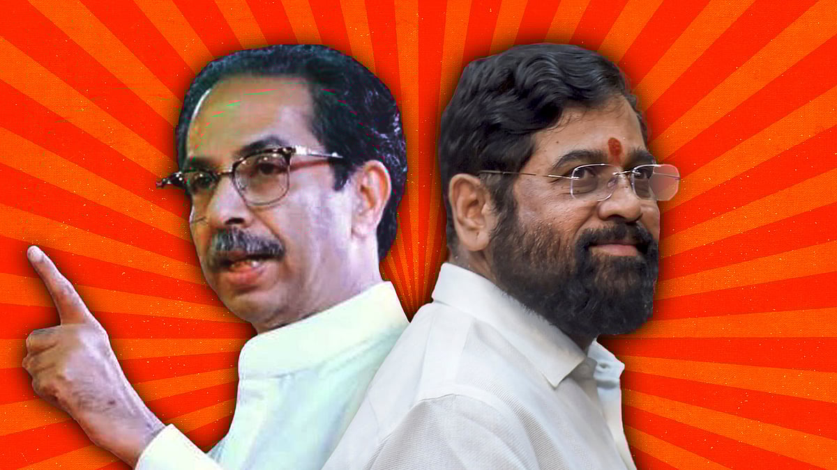 Uddhav Thackeray and Eknath Shinde.